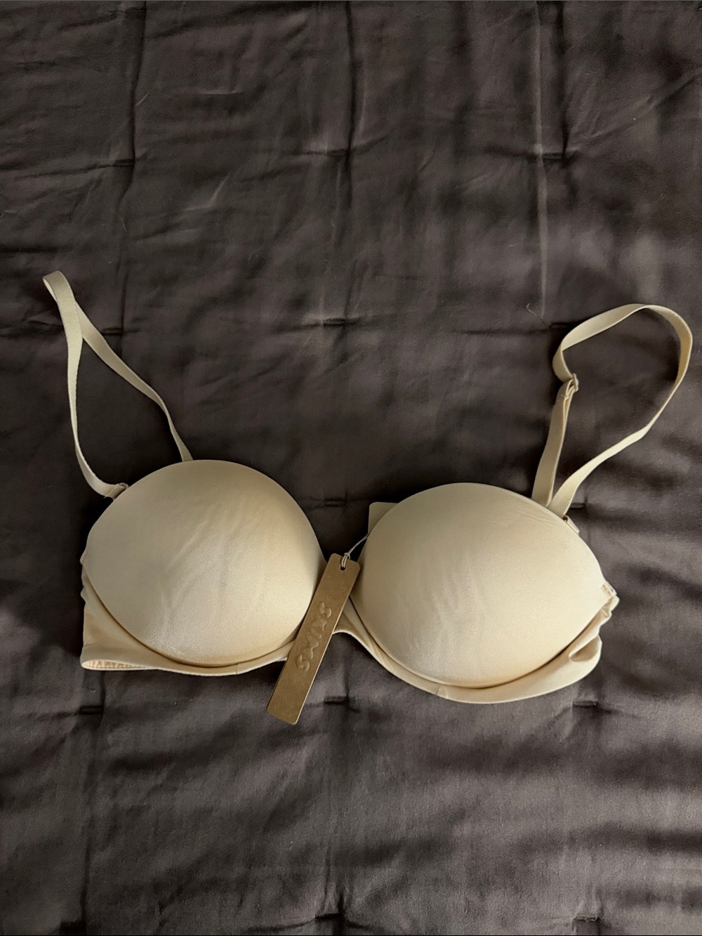 SKIMS Sculpting Light Beige Push-Up Bra